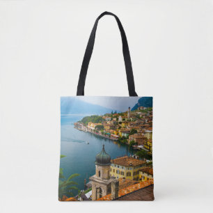 Wasser   San Benedetto Church Lake Garda, Italien Tasche