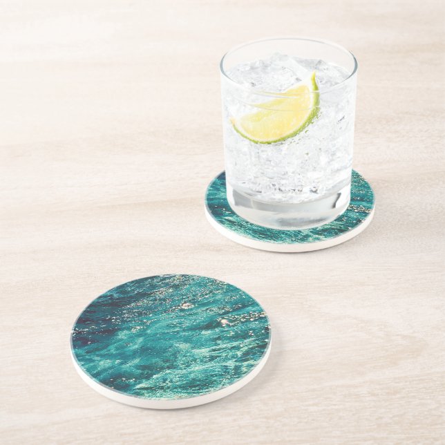 Wasser Sandstein Untersetzer (Seite)