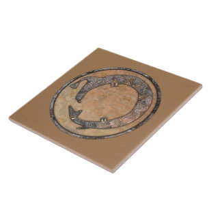 Wasser-Schlauch-Mimbres-Keramik-Design Fliese