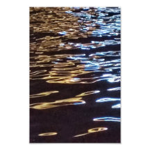 Wasser Schrift | Abstrakte Wasserreflexion 