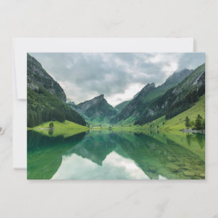 Wasser   Schweizer Alpen Dankeskarte