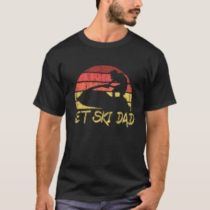 Wasser-Scooter-Vater Vintage T-Shirt