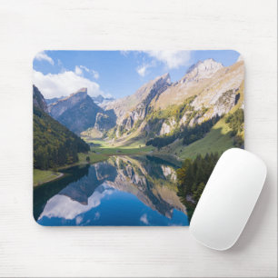 Wasser See Alpine Schweiz Mousepad