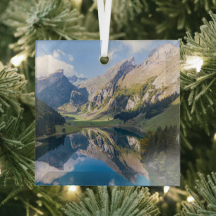 Wasser See Alpine Schweiz Ornament Aus Glas