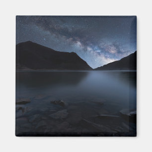 Wasser   See in der Nacht Magnet