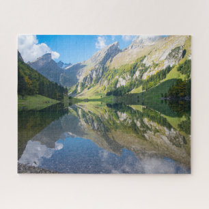 Wasser   Seealpsee Schweizer Alpen Schweiz