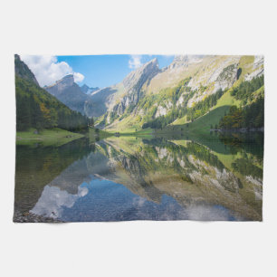 Wasser Seealpsee Schweizer Alpen Schweiz Geschirrtuch