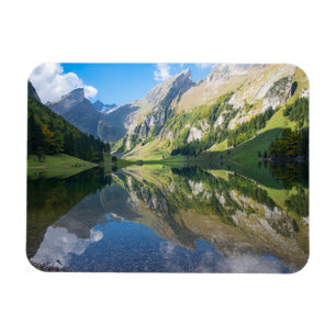 Wasser   Seealpsee Schweizer Alpen Schweiz Magnet