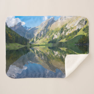Wasser Seealpsee Schweizer Alpen Schweiz Sherpadecke