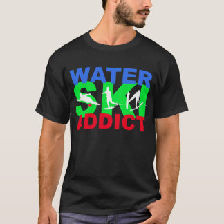 Wasser-Ski-Süchtig-T - Shirt