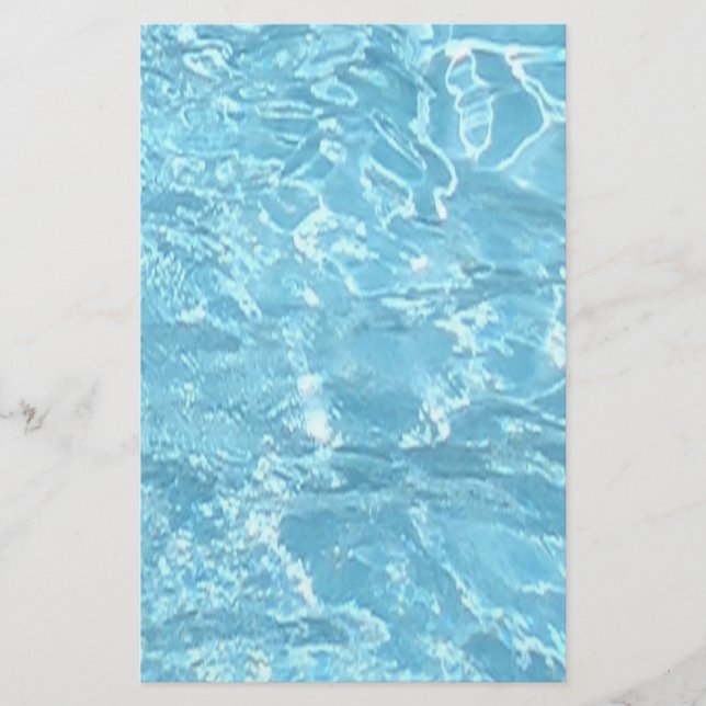Wasser Sommerzeit Sonnenlicht Blaues Wasser Flyer (Vorne)