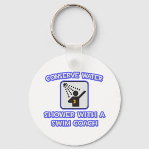 Wasser sparen .. Dusche mit Bademantel Schlüsselanhänger