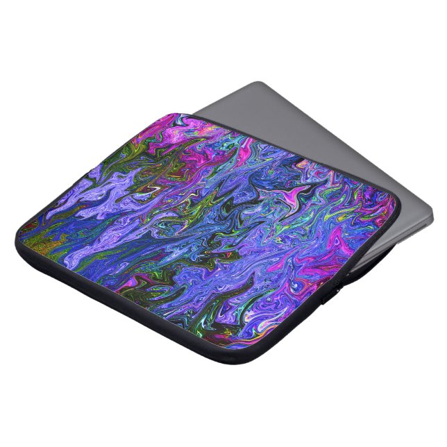 Wasser spielt Zeit...... Laptopschutzhülle (Vorne Oben)