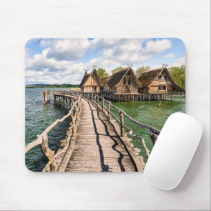 Wasser   Stilhäuser über dem Wasser Mousepad