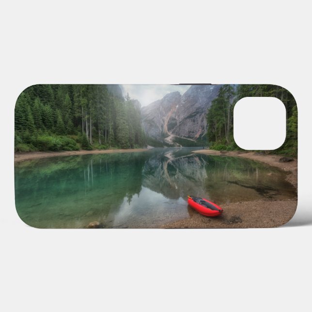 Wasser | Südtiroler See, Italien Case-Mate iPhone Hülle (Rückseite (Horizontal))