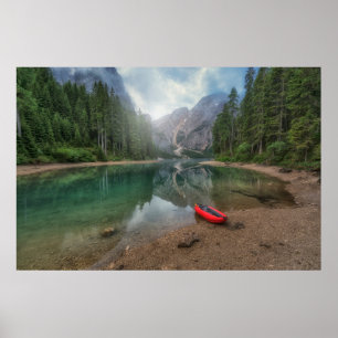 Wasser Südtiroler See, Italien Poster