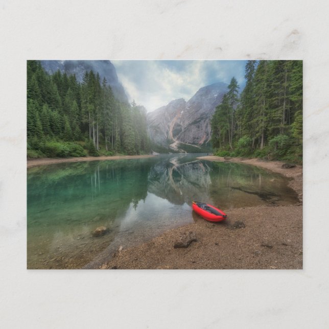 Wasser | Südtiroler See, Italien Postkarte (Vorderseite)