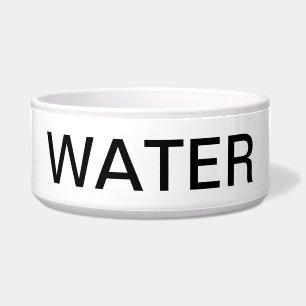 "Wasser" Textdesign Pet Bowl Napf