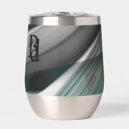 Wasser Trend Abstrakt Art Schwarz-weiß grün