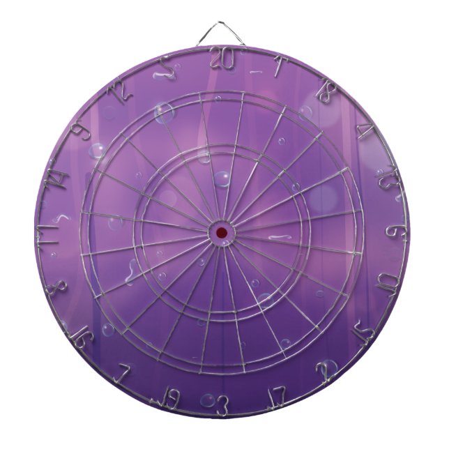 Wasser tropft auf ein Fenster. Dartscheibe (vorne)