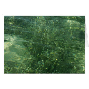 Wasser über dem Foto Gras II (blau und grün)