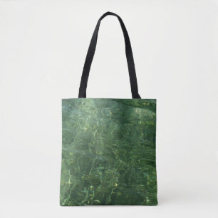 Wasser über dem Foto Gras II (blau und grün) Tasche