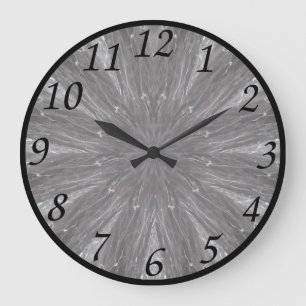 Wasser-Uhr - natürlich Große Wanduhr