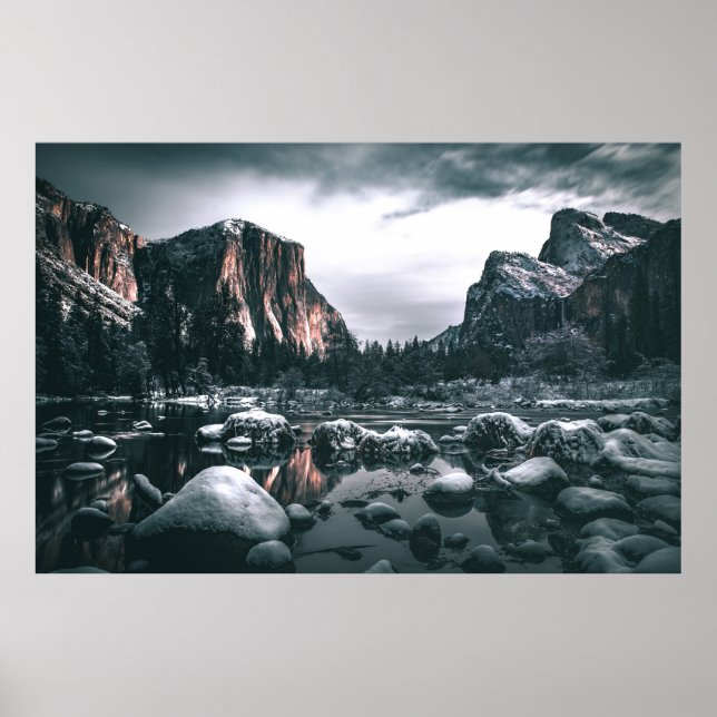 WASSER UND BERGE POSTER (Vorne)