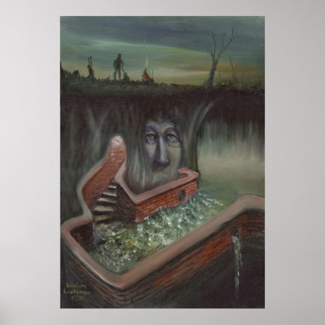 Wasser und Brunnen - Poster (Vorne)