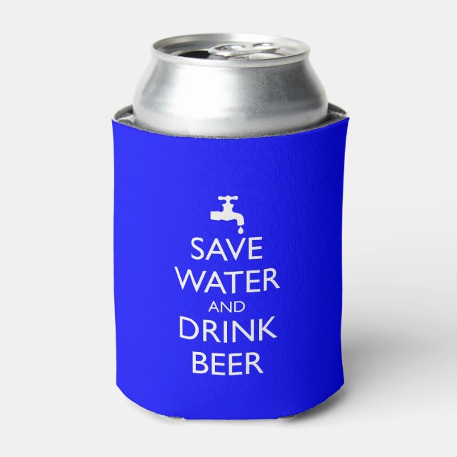 WASSER UND GETRÄNKE BIER gerettet Dosenkühler (Kanne Vorderseite)