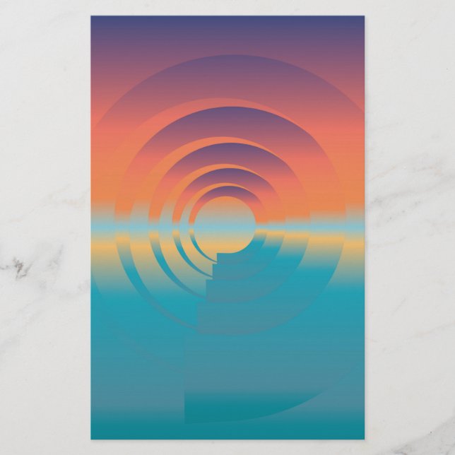 Wasser und Horizont (Vorderseite)