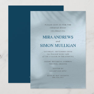 Wasser und Ice Elemental Probe Dinner Einladung