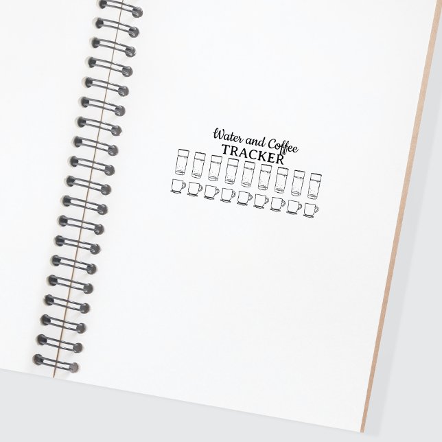 Wasser- und Kaffeezubereiter, Journal Gummistempel (Von Creator hochgeladen)