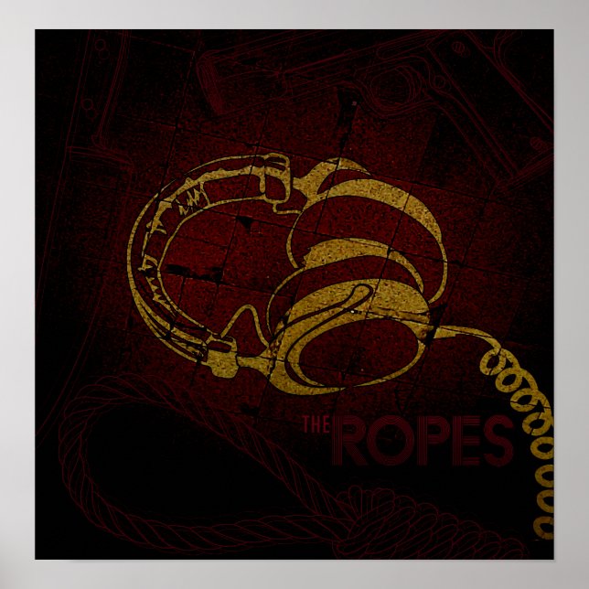 Wasser- und Kopfhörer-Poster Poster (Vorne)