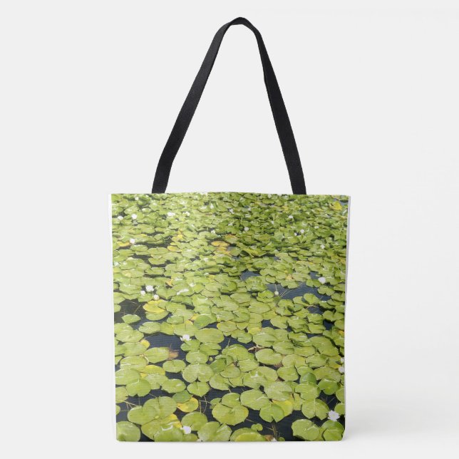 Wasser und Lilie Tasche (Vorderseite)