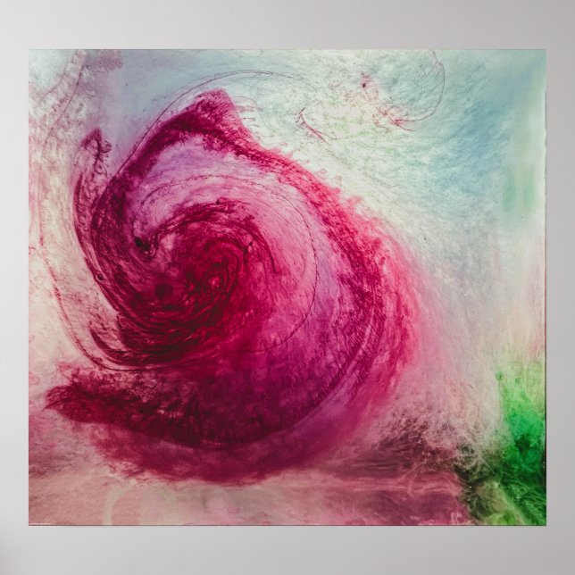 Wasser und Tinten 6, Poster (Vorne)