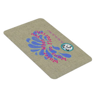 Wasser, was du Will Blühen! Magnet