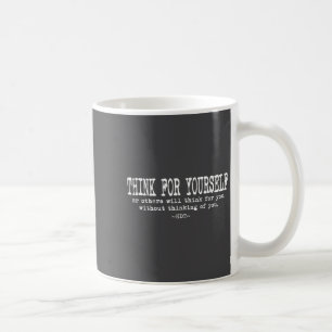 Wasser Zitat Motivationsinspiration - Denke für di Kaffeetasse