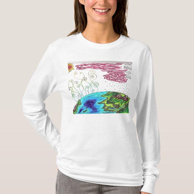 Wasser-ZyklusHoodie T-Shirt (Vorderseite)