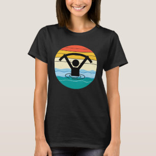 Wasseraerobic Wasser Fitness Aqua Übung Workout T-Shirt