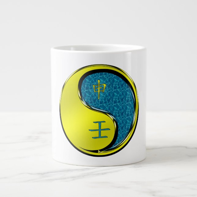 Wasseraffe Jumbo-Tasse (Vorderseite)