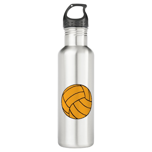 Wasserball-Ball-Grafik Trinkflasche (Vorderseite)