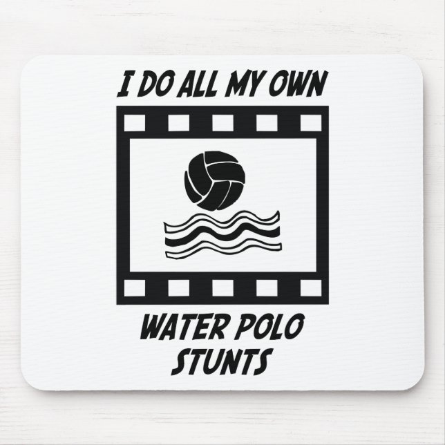 Wasserball-Bremsungen Mousepad (Vorne)