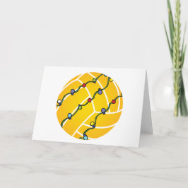 Wasserball-Feiertags-Karten Feiertagskarte