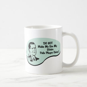 Wasserball-Spieler-Stimme Kaffeetasse