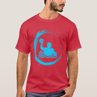 Wasserball Sport Wassersport Freund Retro T-Shirt