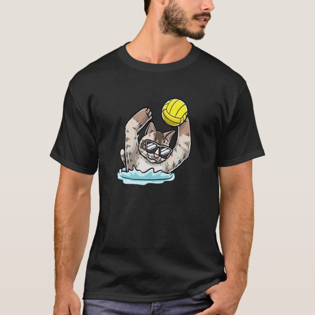 Wasserballkatze T-Shirt (Vorderseite)