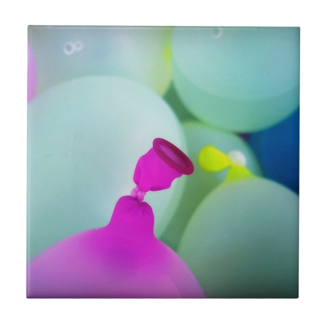Wasserballons Fliese (Vorderseite)