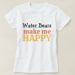 Wasserbären machen mich glücklich Zitat Lebendiger T-Shirt