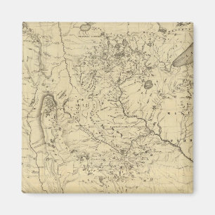 Wasserbecken des Flusses Mississippi Magnet